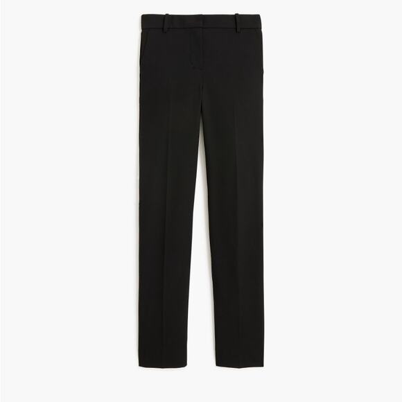 J.Crew Factory Women’s Slim Fit Full Length Trouser Pant Black CB286 Size 10 New - Picture 2 of 12
